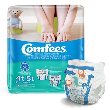 COMFEES Toddler Training Pants Size 4T to 5T Over 38 lbs., PK 114 CMF-B4